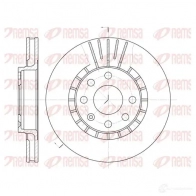Тормозной диск KAWE B DM6412.20 6178 10 Opel Corsa (C) 3 Хэтчбек 1.7 DTI (F08. F68) 75 л.с. 2000 – 2009 DCA617810