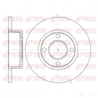 Тормозной диск KAWE 6173 00 DCA617300 BDM60 35.10 Audi 80 (B4, 8C5) 4 Универсал 1.9 Tdi 90 л.с. 1992 – 1996
