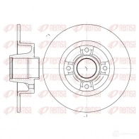 Тормозной диск KAWE DCA675000 BDM716 5.10 6750 00 Renault Modus (FJP0) 1 Хэтчбек 1.6 (JP03. JP0B. JP0U. JP0Y. JP1G) 112 л.с. 2004 – 2025