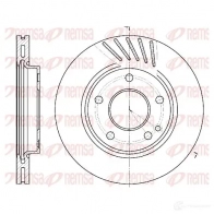 Тормозной диск KAWE B DM6700.20 DCA652710 6527 10 Mercedes A-Class (W168) 1 Хэтчбек 1.7 A 170 CDI (1609. 1609) 95 л.с. 2001 – 2004