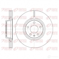 Тормозной диск KAWE Audi A6 Allroad DCA680710 B DM7269.20 6807 10