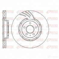 Тормозной диск KAWE 61111 10 Audi A4 (B8) 4 Универсал DCA6111110 BDM 7486.20
