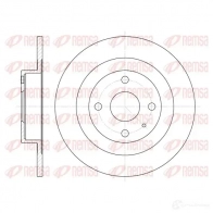 Тормозной диск KAWE Mazda 323 (BJ) 6 Седан BDM7000.1 0 6833 00 DCA683300