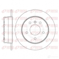 Тормозной диск KAWE BDM6952 .10 6831 00 DCA683100 Mercedes A-Class (W168) 1 Хэтчбек 1.7 A 170 CDI (1609. 1609) 95 л.с. 2001 – 2004
