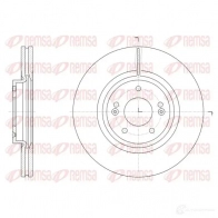 Тормозной диск KAWE 61514 10 XKG70AU Kia Sorento (UM) Prime 3 Кроссовер 2.4 GDI 188 л.с. 2015 – 2025 DCA615 1410