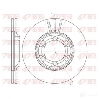 Тормозной диск KAWE 6446 10 DCA6446 10 98V9G Mitsubishi L200 3 (K7T, K6T) Пикап 2.5 D (K64T) 75 л.с. 1996 – 2007