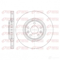 Тормозной диск KAWE Renault Espace 5 (JR) 2015 – 2020 61345 10 B DM7547.20 DCA6134510