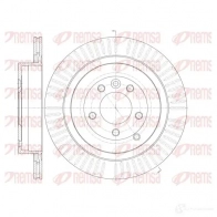 Тормозной диск KAWE Land Rover Range Rover 3 (L322) 2002 – 2012 BDM72 57.20 DCA684910 6849 10