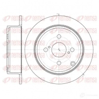 Тормозной диск KAWE BDM7169.1 0 Toyota Corolla (E120) 9 Хэтчбек 2.0 D 4D (CDE120R. CDE120L) 110 л.с. 2002 – 2006 DCA6107300 61073 00