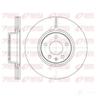 Тормозной диск KAWE 61101 10 Audi A6 (C6) 3 Универсал DCA6110110 BDM7 268.20