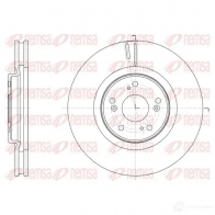 Тормозной диск KAWE 61607 10 AUYM0 DCA61607 10 Honda Accord 8 (CW) Универсал 2.2 i DTEC (CW3) 180 л.с. 2008 – 2025