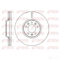 Тормозной диск KAWE DCA6105410 Citroen C5 3 (RW, PF3) Универсал 3.0 V6 211 л.с. 2008 – 2025 BDM7 383.20 61054 10