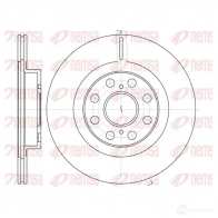 Тормозной диск KAWE 6961 10 DCA696110 Lexus RX (AL10) 3 2008 – 2015 BD M7160.20