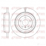 Тормозной диск KAWE Mercedes M-Class (W164) 2 Кроссовер 3.0 ML 280 CDI 4 matic (1620) 190 л.с. 2005 – 2009 DCA6103110 BD M7297.20 61031 10