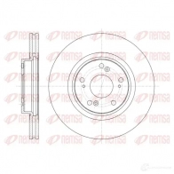 Тормозной диск KAWE Honda Accord 8 (CW) Универсал 2.2 i DTEC (CW3) 180 л.с. 2008 – 2025 DCA6135910 61359 10 BD M7556.20