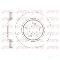 Тормозной диск KAWE DCA6135810 61358 10 BDM 7516.20 Honda CR-V 4 (RM) Кроссовер 1.6 i DTEC (RE6) 120 л.с. 2013 – 2025