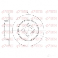 Тормозной диск KAWE BDM7660.1 0 61483 00 Suzuki Swift DCA6148300