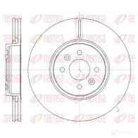 Тормозной диск KAWE DCA6104910 BDM7321. 20 Renault Grand Scenic (JM) 2 Минивэн 1.9 dCi (JM0G. JM12. JM1G. JM2C) 120 л.с. 2004 – 2025 61049 10