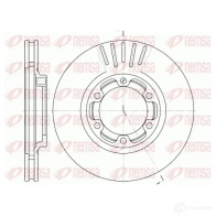 Тормозной диск KAWE DCA695210 6952 10 BDM7122.2 0 Mitsubishi L200 3 (K7T, K6T) Пикап 2.5 TD 4WD 99 л.с. 1996 – 2007