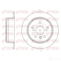 Тормозной диск KAWE NMI26Q DCA69 0400 6904 00 Lexus ES (XV30) 4 2001 – 2006