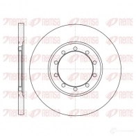 Тормозной диск KAWE DCA6120100 61201 00 Ford Transit 7 (FD) Автобус 2.2 TDCi RWD 100 л.с. 2011 – 2014 BDM74 36.10