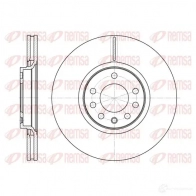 Тормозной диск KAWE Saab 9-5 (YS3E) 1 Универсал 3.0 V6t 200 л.с. 1998 – 2009 BDM73 01.20 DCA672910 6729 10