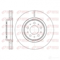 Тормозной диск KAWE 6795 10 DCA679510 BDM696 5.20 Volvo S70 1 (874) 1996 – 2000