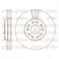 Тормозной диск KAWE 6793 10 DCA679310 BDM6562. 20 Lexus SC (Z40) 2 2001 – 2010