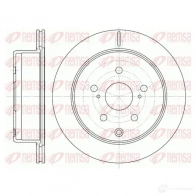 Тормозной диск KAWE QF6HI7M DCA6125 310 61253 10 Toyota Previa (XR10, XR20) 1 Минивэн 2.4 (TCR11. TCR10) 132 л.с. 1990 – 2000
