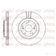 Тормозной диск KAWE 61297 10 BDM7473. 20 Honda CR-V 2 (RD) Кроссовер 2.2 CTDi (RD9) 140 л.с. 2005 – 2006 DCA6129710