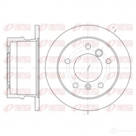 Тормозной диск KAWE DCA656500 6565 00 Volkswagen LT (2DB, 2DE, 2DK) 2 Автобус 2.5 SDI 75 л.с. 1996 – 2006 BDM67 84.10