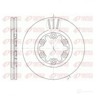 Тормозной диск KAWE 6957 10 Ford Ranger 4 (ER, EQ) Пикап 2.5 TD 4x4 84 л.с. 2002 – 2006 DCA695710 BDM7129 .20