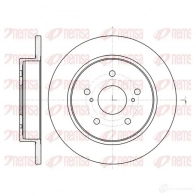 Тормозной диск KAWE 61480 00 Suzuki Kizashi DCA61 48000 UPZP7DP