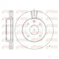 Тормозной диск KAWE Chevrolet Rezzo 1 (U100) 2005 – 2012 BDM7146.2 0 6959 10 DCA695910