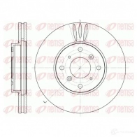 Тормозной диск KAWE Honda Accord 6 (CE, CD, CF) 1997 – 2002 6641 10 BDM 6918.20 DCA664110