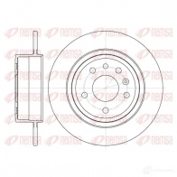 Тормозной диск KAWE 6764 00 BDM7 035.10 Saab 9-5 (YS3E) 1 Универсал 3.0 V6t 200 л.с. 1998 – 2009 DCA676400