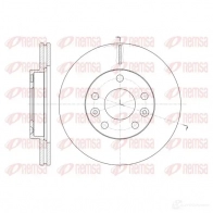 Тормозной диск KAWE BDM7656. 20 DCA6147810 Renault Duster 1 (HS) 2010 – 2017 61478 10