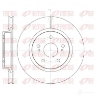 Тормозной диск KAWE Suzuki Grand Vitara (JT, TE, TD) 2 Кроссовер 3.2 AWD (TDB4. JT632. JB632) 233 л.с. 2009 – 2015 61212 10 BDM74 47.20 DCA6121210
