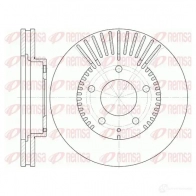 Тормозной диск KAWE DCA684010 6840 10 Mazda MPV (LW) 2 Минивэн 3.0 i V6 200 л.с. 2002 – 2006 BDM 6776.20