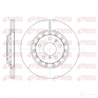 Тормозной диск KAWE BDM73 49.20 61155 10 DCA6115510 Audi A8 (D3) 2 2002 – 2009