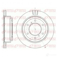 Тормозной диск KAWE DCA695510 Mitsubishi Pajero 4 (V8, V9) Внедорожник 3.2 DI D (V88W. V98W) 170 л.с. 2007 – 2025 6955 10 BDM7 134.20
