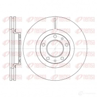 Тормозной диск KAWE Peugeot 407 1 (6C, D, E) 2004 – 2010 DCA669310 6693 10 BDM6 898.20