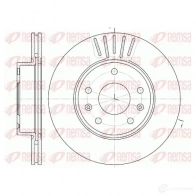 Тормозной диск KAWE 6670 10 DCA667010 Opel Astra (G) 2 Хэтчбек 1.4 (F08. F48) 90 л.с. 2007 – 2009 BDM 6968.20