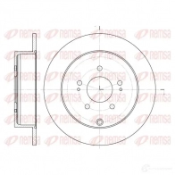 Тормозной диск KAWE 6997 00 BD M7262.10 DCA699700 Mitsubishi Grandis 2 (NA4W) Минивэн 2.4 MIVEC (NA4W) 177 л.с. 2004 – 2011