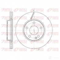 Тормозной диск KAWE Mercedes A-Class (W169) 2 Хэтчбек 2.0 A 160 CDI (1606. 1606) 82 л.с. 2004 – 2012 6675 10 DCA667510 BD M7200.20