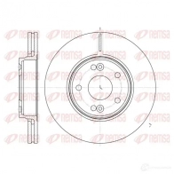 Тормозной диск KAWE 6697 10 DCA669710 BDM6958. 20 Renault Laguna (BG) 2 Хэтчбек 1.8 16V (BG04. BG0B. BG0C. BG0V) 117 л.с. 2001 – 2005