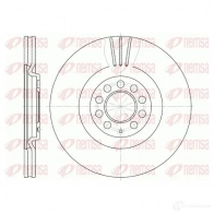 Тормозной диск KAWE DCA659710 BDM6 744.20 Audi TT (8N9) 1 Кабриолет 6597 10