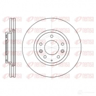 Тормозной диск KAWE DCA6123610 61236 10 Mazda CX-7 (ER) 1 Кроссовер 2.3 MZR DISI Turbo AWD 258 л.с. 2007 – 2009 BDM7493 .20