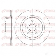 Тормозной диск KAWE BDM 7170.10 6863 00 DCA686300 Ford Tourneo Connect 1 (C170) Минивэн 1.8 TDCi /TDDi /DI 75 л.с. 2002 – 2013