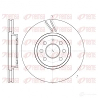 Тормозной диск KAWE BD M7074.20 Opel Astra (H) 3 Хэтчбек 1.7 CDTI (L48) 100 л.с. 2004 – 2010 DCA668410 6684 10